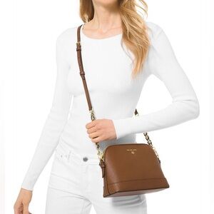 Michael Kors Brown crossbody leather purse